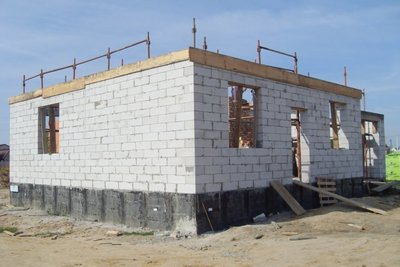 Фундамент,  Подьем Домов,  Кладка блока и кирпича в Ошмянах - main